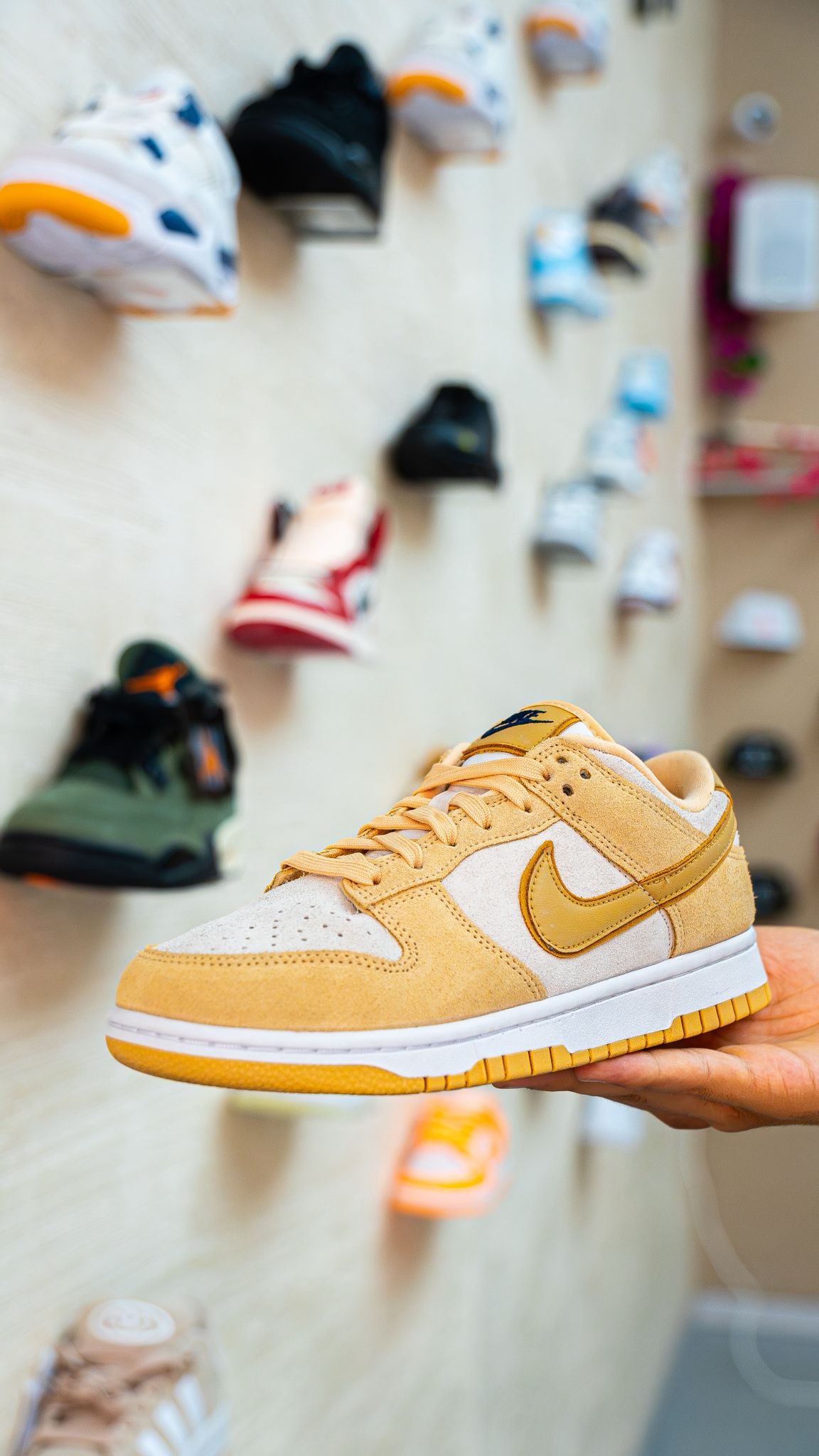 Nike Dunk Low Celestial Gold Suede